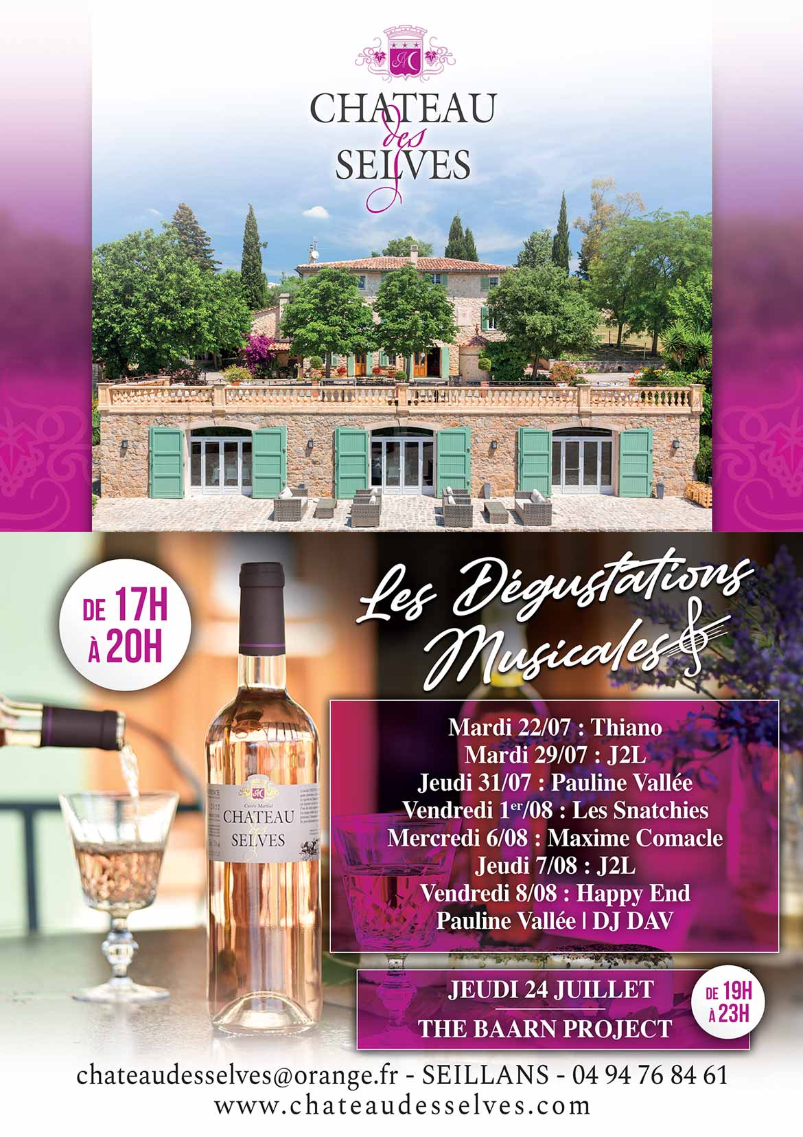 chateau des selves A3 2025